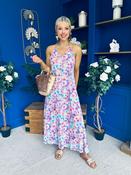 Gane Midi Dress Floral Lilac image