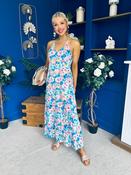 Gane Midi Dress Floral Blue image