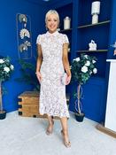 Gail Lace Detailed Occasion Midi Dress Pink image
