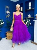 Rylan Layered Tulle Occasion Dress Violet