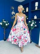 Parker Detailed Midi Dress Floral Pink image