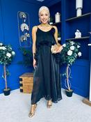 Frida Drape Detail Occasion Dress Black image