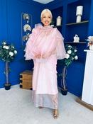 Zeena Layered Detail Occasion Pink