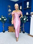 Henrietta Bandeau Occasion Dress Blush