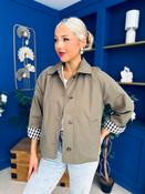 Miranda Button Detail Jacket Khaki image