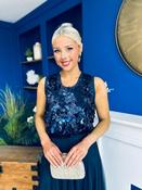 Andrea Sequin Cami Top Navy image