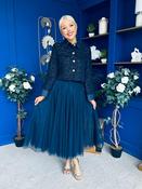 Melissa Detailed Tulle Skirt Navy image