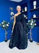 Ailbhe Cape Detail Occasion Dress Black image