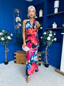 Kendra Open Back Bodycon Occasion Dress Floral image