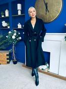 Claudia Detailed Trench Coat Black PRE ORDER Arriving 8 Sep