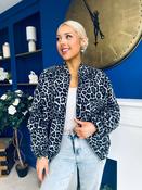 Jaden Detailed Bomber Leopard Grey image