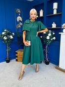 Siofra Bow Detail Midi Dress Forest image