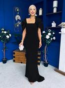 Meadow Detailed Occasion Dress Black PRE ORDER Arriving 28 May image