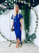Aurora Buckle Detail Maxi Dress Royal