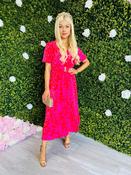Phenix Maxi Dress Red/Pink image