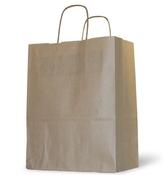 Brown Paper Shopping Bags - Various Sizes - TopTwist Handles