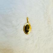 Gold Oval locket - Caragh Jewellers
