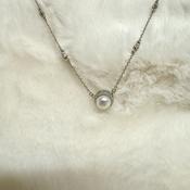 Silver Pearl Pendant - Caragh Jewellers image