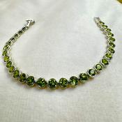 Silver Peridot Bracelet - Caragh Jewellers image