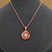 Rosegold diamond pendant - Caragh Jewellers