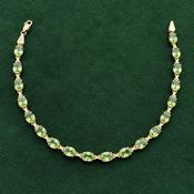 Gold Peridot Bracelet - Caragh Jewellers image