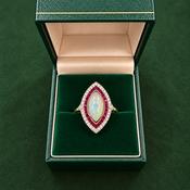 Opal Ruby &amp; Diamond Ring - Caragh Jewellers image