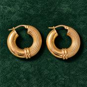 Gold Hoops - Caragh Jewellers