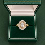 Oval Diamond Ring - Caragh Jewellers