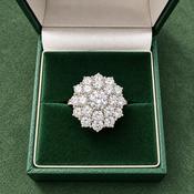 Diamond Cluster Ring - Caragh Jewellers