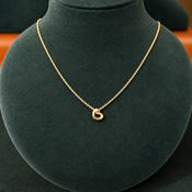Gold Heart Pendant - Caragh Jewellers