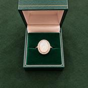Opal &amp; Diamond Ring - Caragh Jewellers image