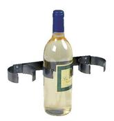 THREE BOTTLE HOLDER PEWTER
