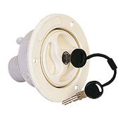 WATER FILL CAP ASSEMBLY WHITE INC BARREL &amp;amp; KEYS