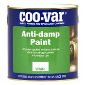 Coo-Var Anti-damp Paint - 2.5 Litres - White image