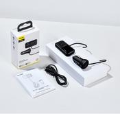 BASEUS High quality MP3 Bluetooth Hands-free FM Transmitter / Bluetooth Speaker FM Receiver Audio Player image