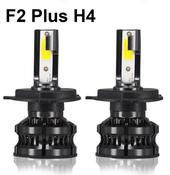 H4 Headlamp 6500K 80W Car Headlight 14000LM/pair 12V LED Bulb image