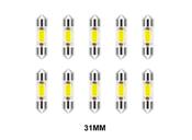 6pcs/lot 31mm 1W DC12V Canbus Interior Car LED Bulbs Dome Lights Plate image