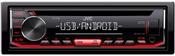 JVC KD-T402 CD Receiver with USB/AUX Input Single Din Stereo image