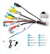 VW, SKODA, SEAT Car Stereo Connector Leads + Microphone
