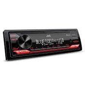 JVC KDX-272BT Bluetooth Single Din Car Stereo with AUX / USB image