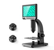 7 Inch 2000X Digital Microscope USB Industrial Microscopes Continuous Amplification Magnifier image