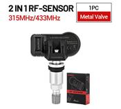 LAUNCH 1pc RF-SENSOR TPMS Sensor 315MHz 433MHz Programmable Sensor 2 In 1 Universal Tire Pressure Monitoring Sensor Programming image