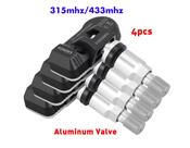 LAUNCH 4pcs TPMS Sensors 315MHz 433MHz Programmable Sensor 2 In 1 Universal Tire Pressure Monitoring Sensor Programming image