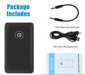 2 in 1 Wireless Bluetooth 5.0 Transmitter Receiver Chargable Audio Adapter For TV PC image