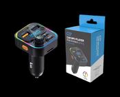 FM Transmitter C17 Bluetooth 5.3 Handsfree Car AUX Fast Charge Adapter image