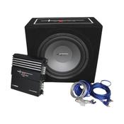 Excalibur X3 Active Subwoofer Package 1000 W Amplifier Connection Cables