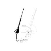 Blaupunkt - Active Kombiflex roof antenna - AM/FM, DAB/DAB+ - Fakra - 2006017211805 image