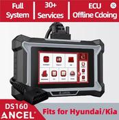ANCEL DS160 Kia Hyundai Diagnostic Tool with 30+ Reset DPF Oil TPMS Lifetime Free Update image