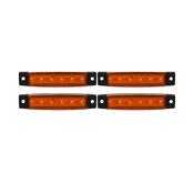 4x LEDO4S 12V-24V LED Side Marker Indicator Vehicle Lights image