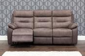 DILLON FABRIC - UMBER GREY/LAVA image